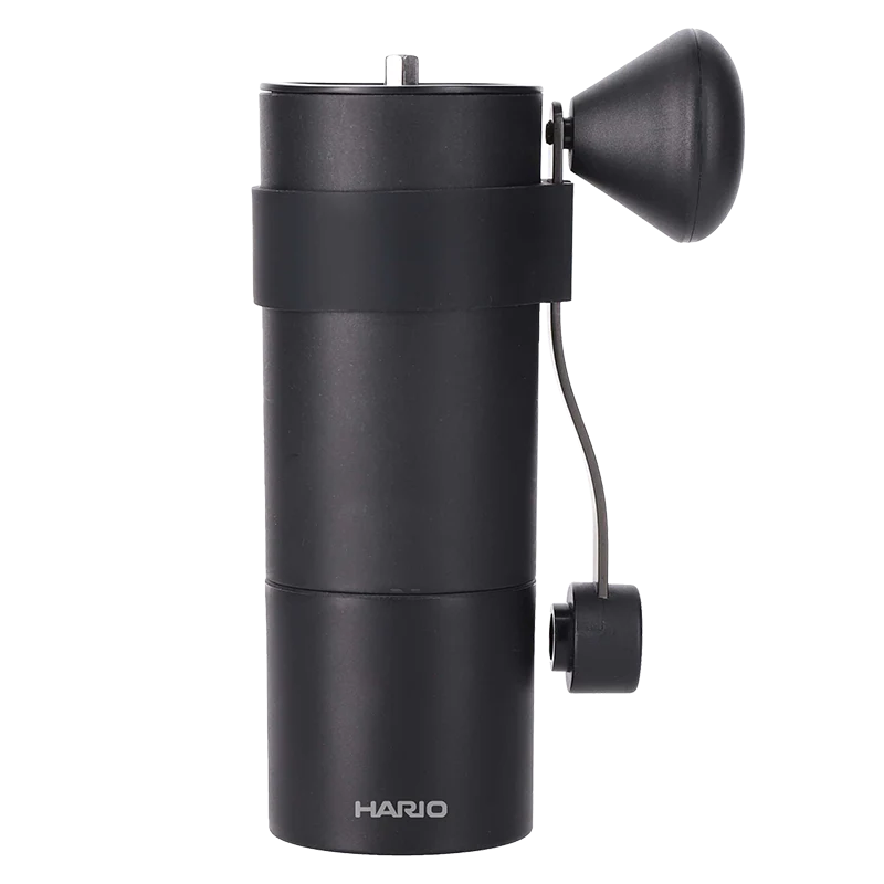 Hario Mini Black Pro manuelle Kaffeemühle mit abnehmbarer Kurbel, Fassungsvermögen: 20g