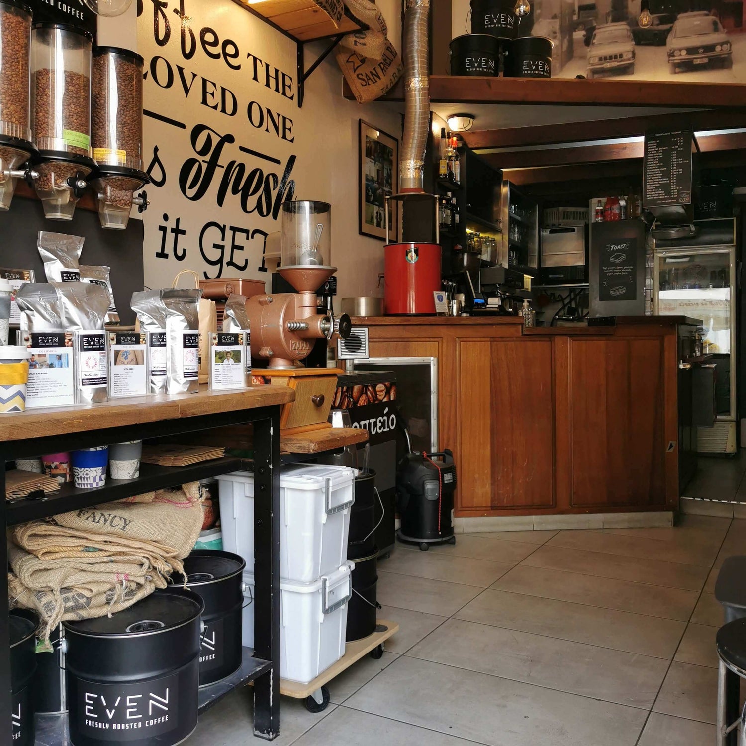 Micro Rösterei auf Kreta