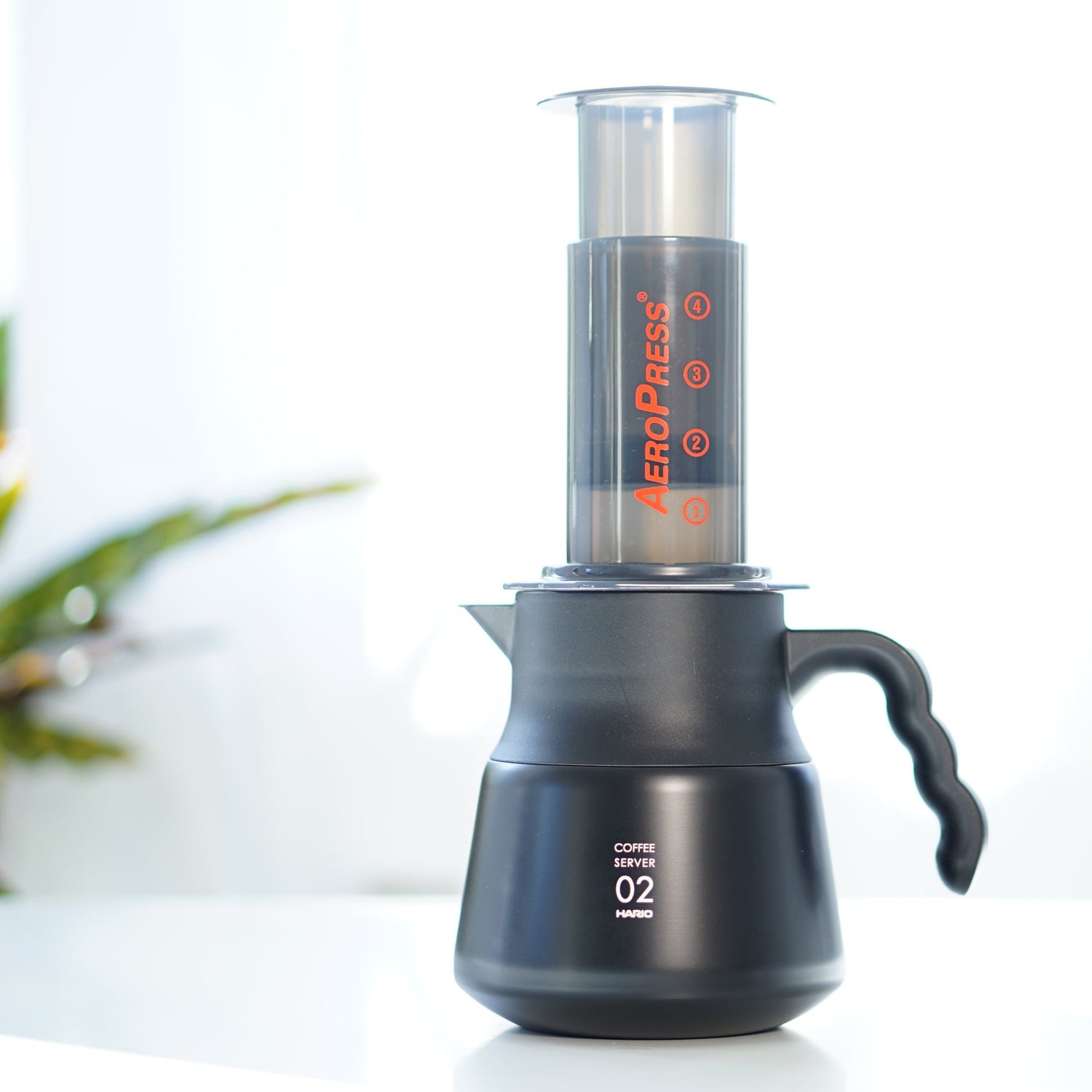 AeroPress Espresso Kaffeebereiter Set inkl. 100 Papierfilter