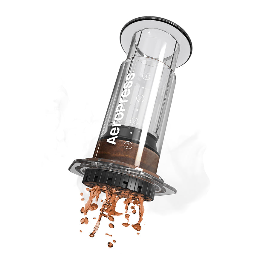 AeroPress Clear Espresso Kaffeebereiter Set inkl. 100 Papierfilter