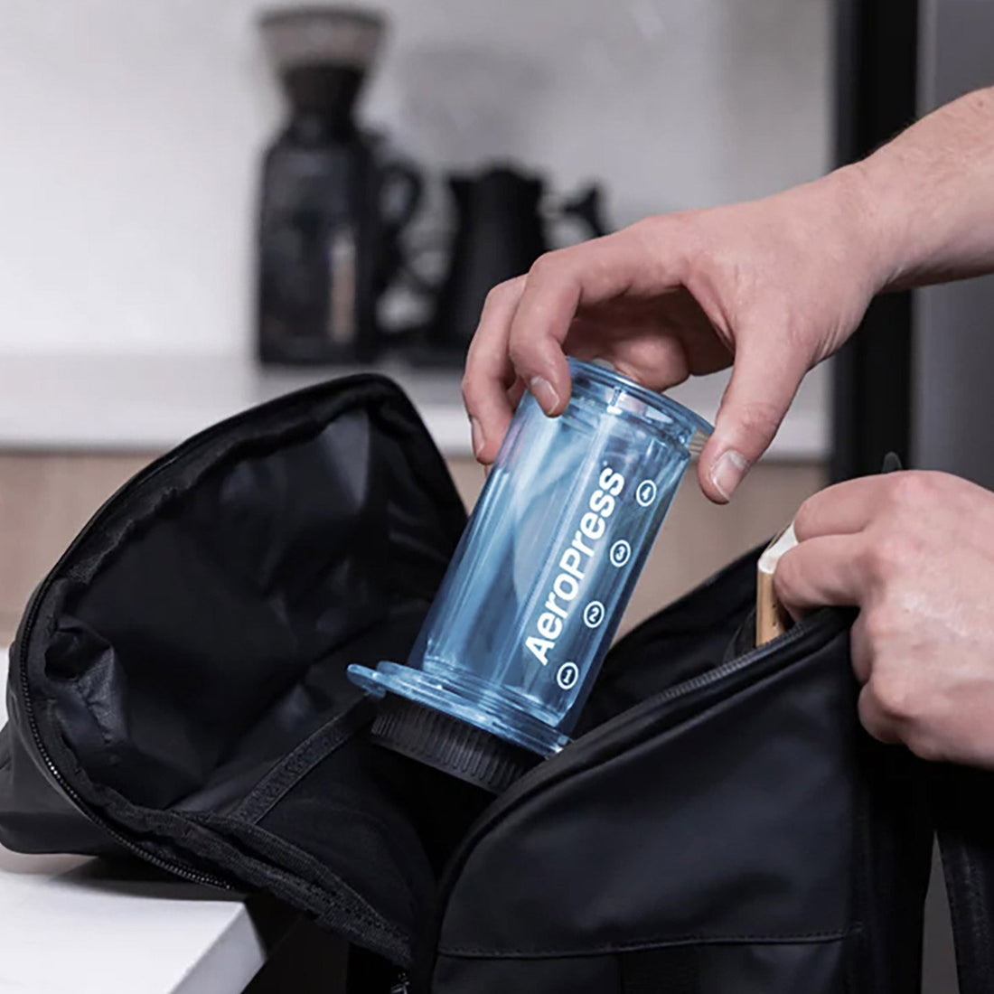 AeroPress Clear-blue (klar-blau)