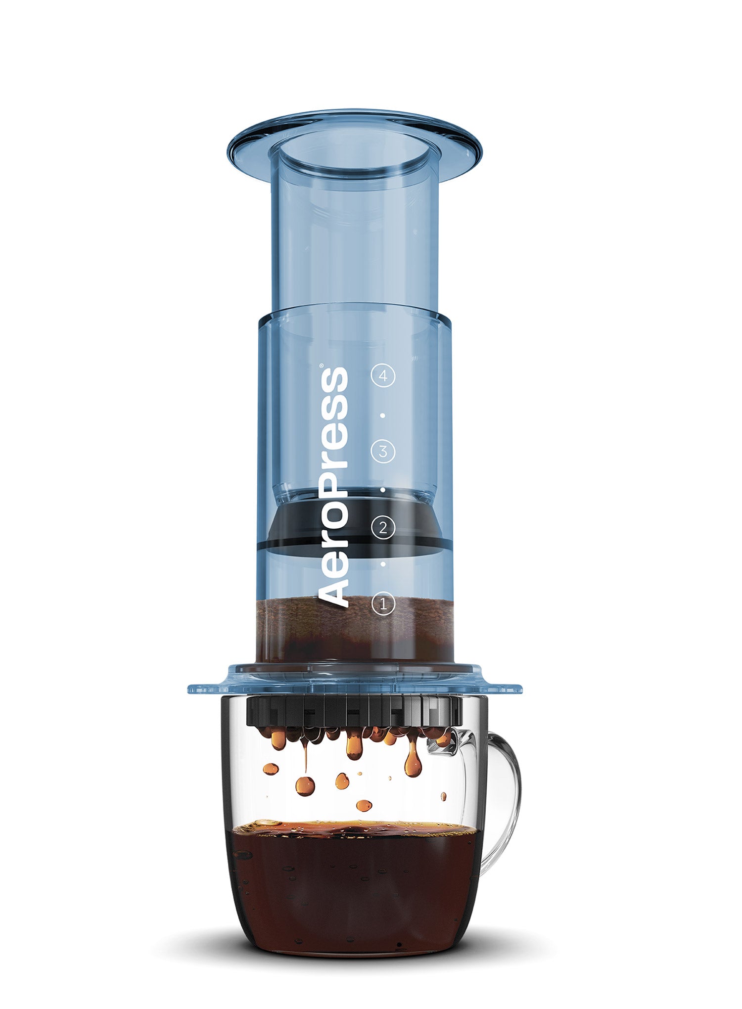 AeroPress Clear - Espresso Kaffeebereiter Set, farbig