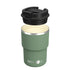 Asobu PICKUP To Go Thermobecher, gruen. mit Schraubdeckel, 360ml., auslaufsicher, aus Edelstahl und Keramikinnenbeschichtung