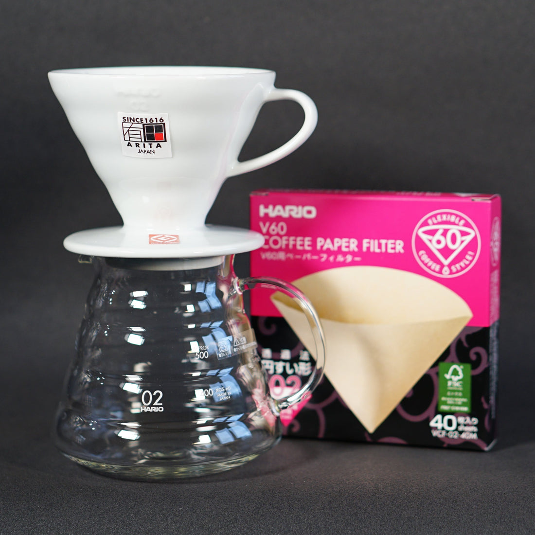 Hario V60 Pour Over Kaffee Set
