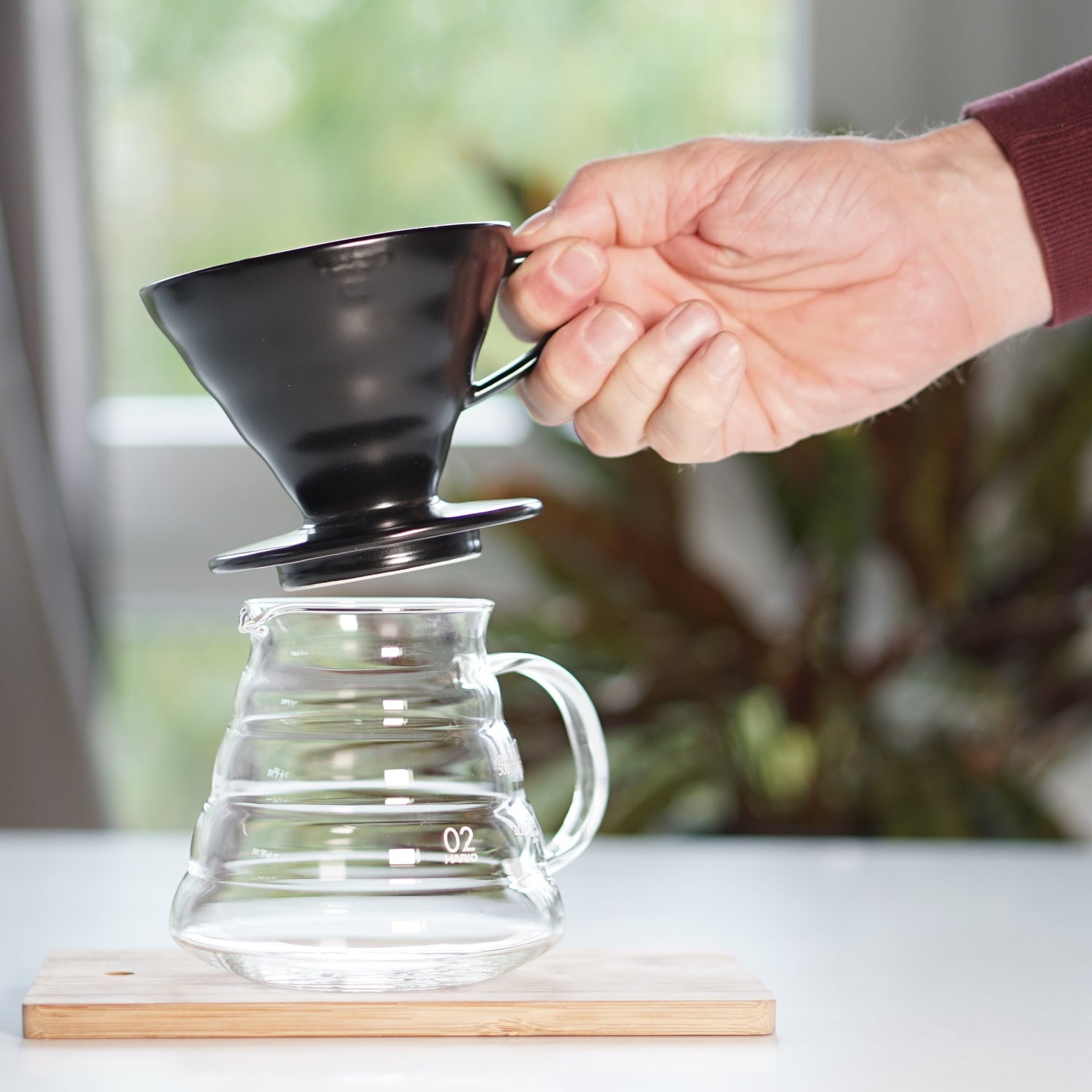 Hario Porzellan Kaffee Handfilter V60-02 – verschiedene Farben