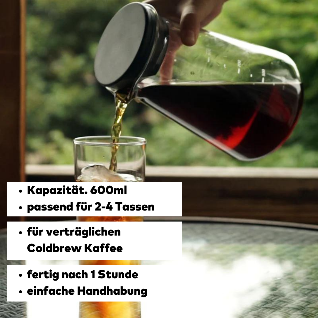 Hario Shizuku Cold Press Kaffeebereiter aus Glas, 600ml
