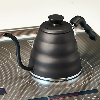 Hario V60 Pour Over Kaffee Wasserkessel aus Edelstahl für 1,2l, matt schwarz