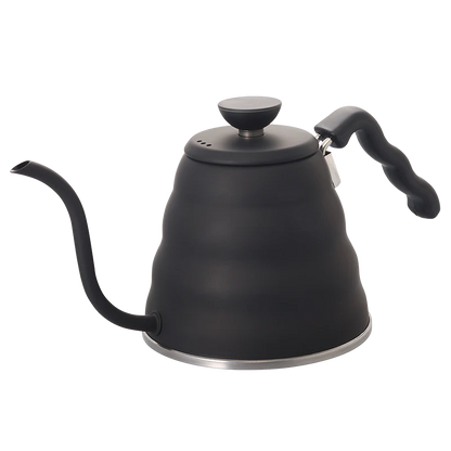 Hario V60 Pour Over Kaffee Wasserkessel aus Edelstahl für 1,2l, matt schwarz