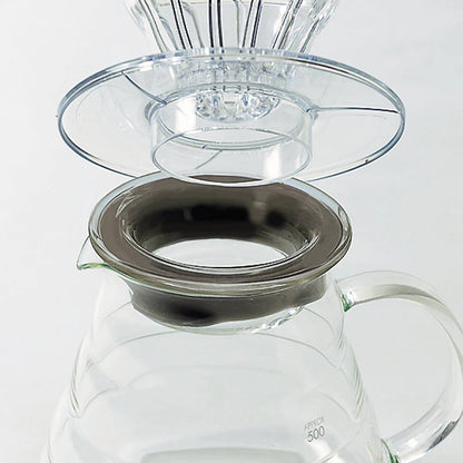 Hario V60 Pour Over Kaffeekanne aus Glas für 600ml