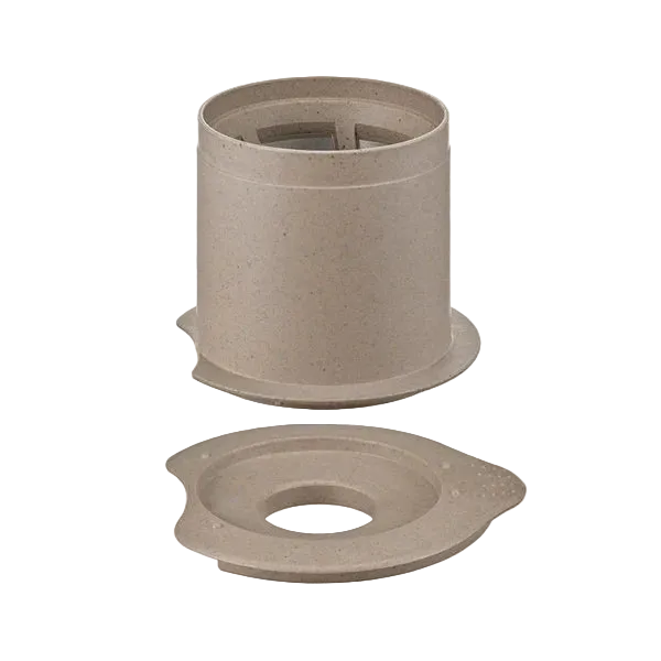 Hario Cafeor Baton Filter 01. Kaffeefilter Korb mit integriertem Edelstahlfilter für eine Tasse Kaffee