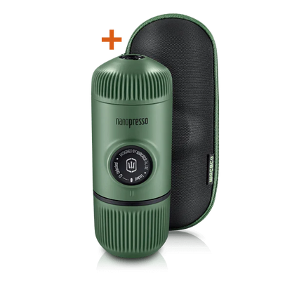 Wacaco Nanopresso – Manuelle Espressomaschine für unterwegs, Farbe grün