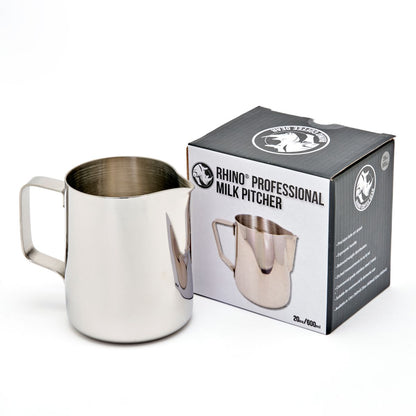 Rhino Coffee Gear Pro Milchkännchen | Präzise Latte Art | Edelstahl