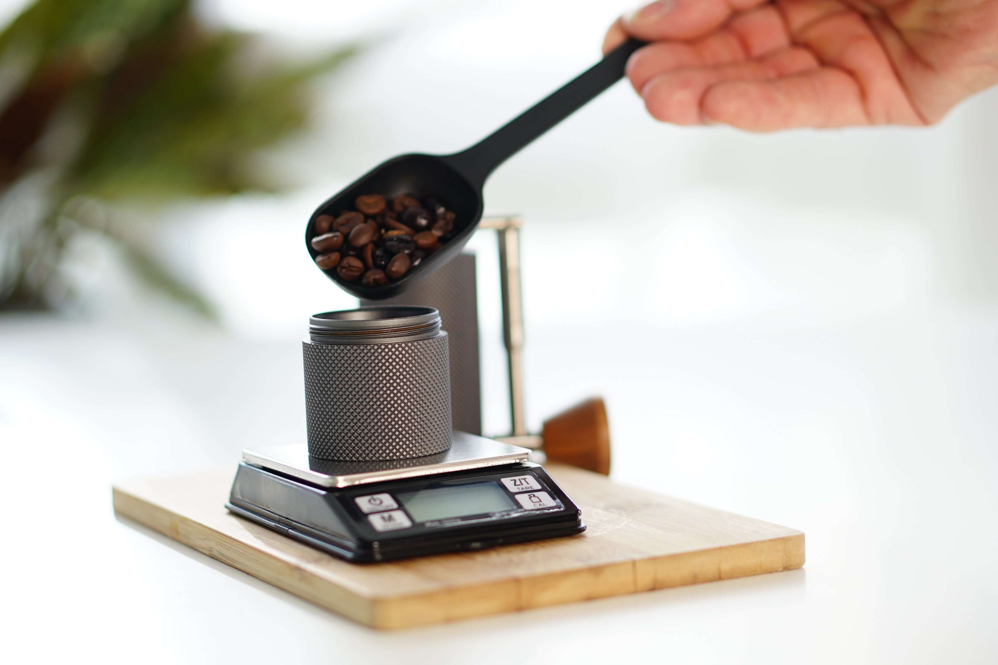 Präzisionswaage Kaffee, kleine Küchenwaage optimal für die Espressomaschiene, Rhino