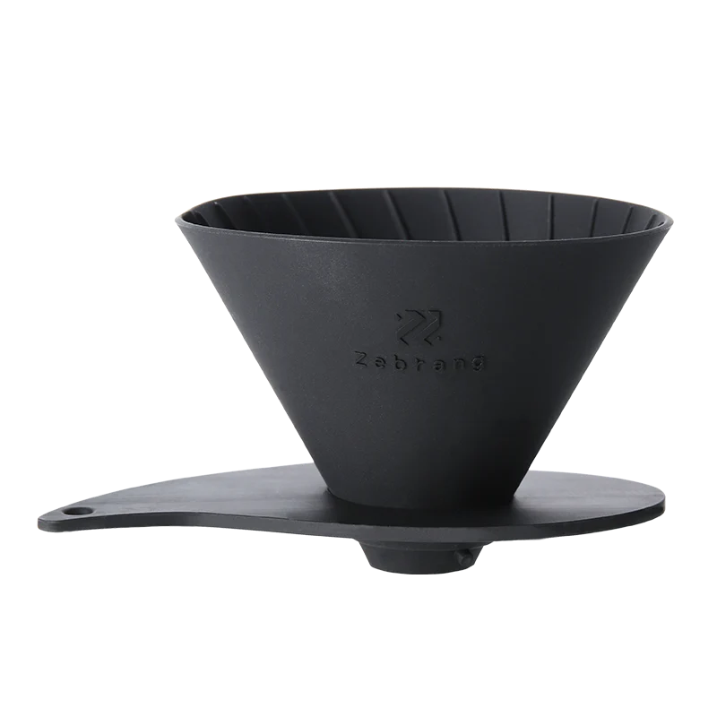 Hario Zebrang V60 02 Outdoor Kaffee-Handfilter, Silikon, 1-4 Tassen