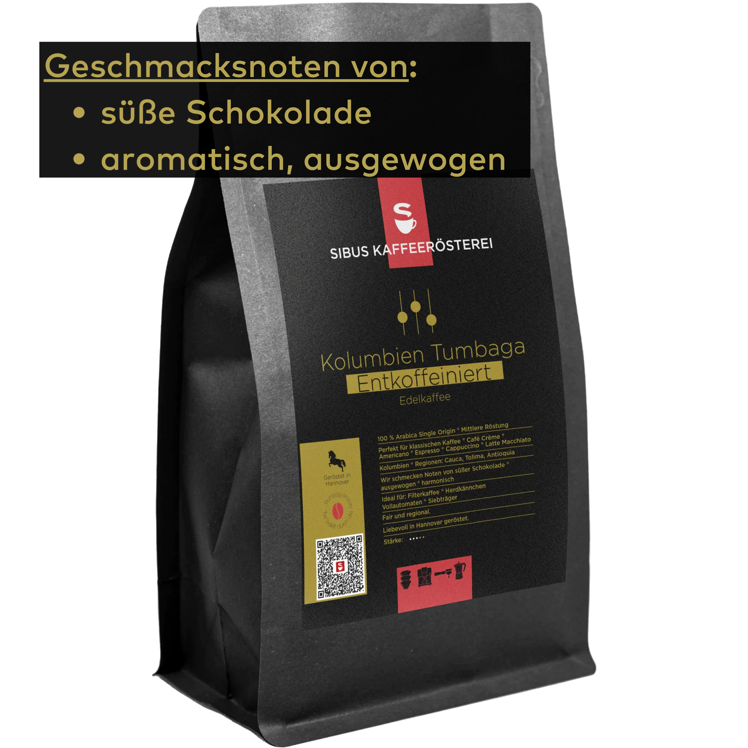 Kolumbien Tumbaga Entkoffeiniert Edelkaffee