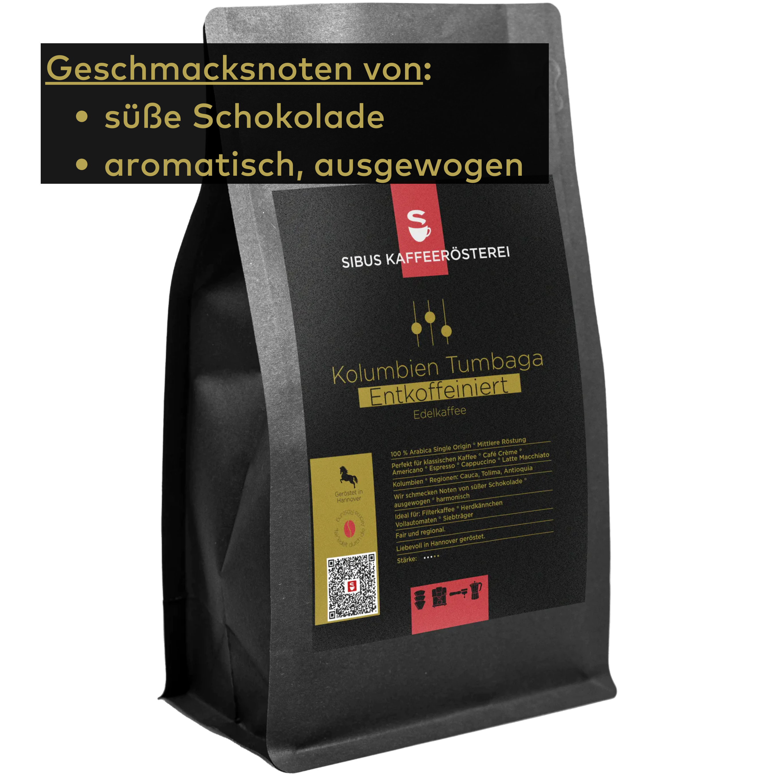 Kolumbien Tumbaga Entkoffeiniert Edelkaffee