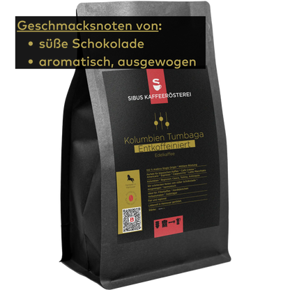 Kolumbien Tumbaga Entkoffeiniert Edelkaffee